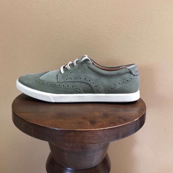 cole haan suede wingtip shoes
